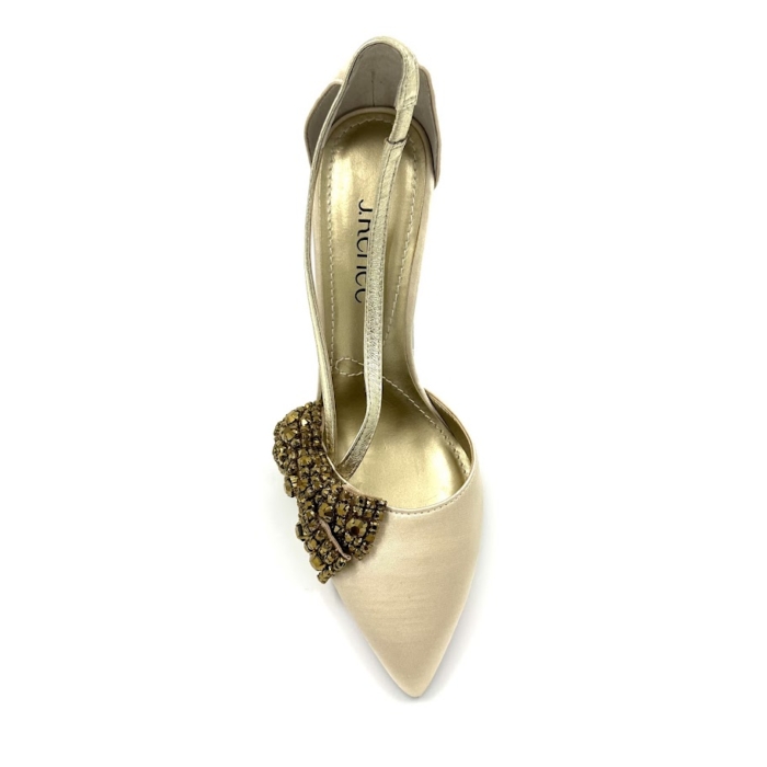 DISPONIBLE EN LIGNE SEULEMENT - J.RENEÉ - ALEAHA - SOULIERS À TALONS - GOLD – Image 3