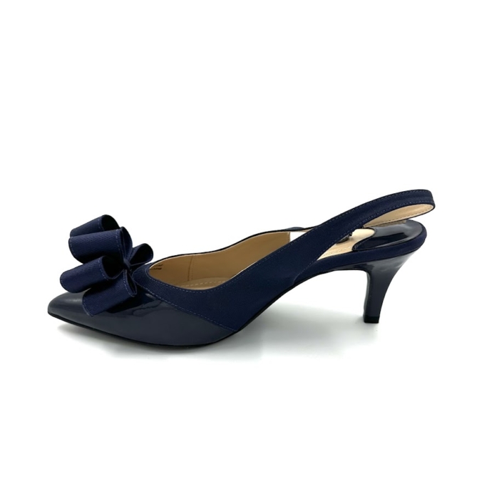 DISPONIBLE EN LIGNE SEULEMENT - J.RENEÉ - GABINO - SOULIERS À TALONS - NAVY – Image 2