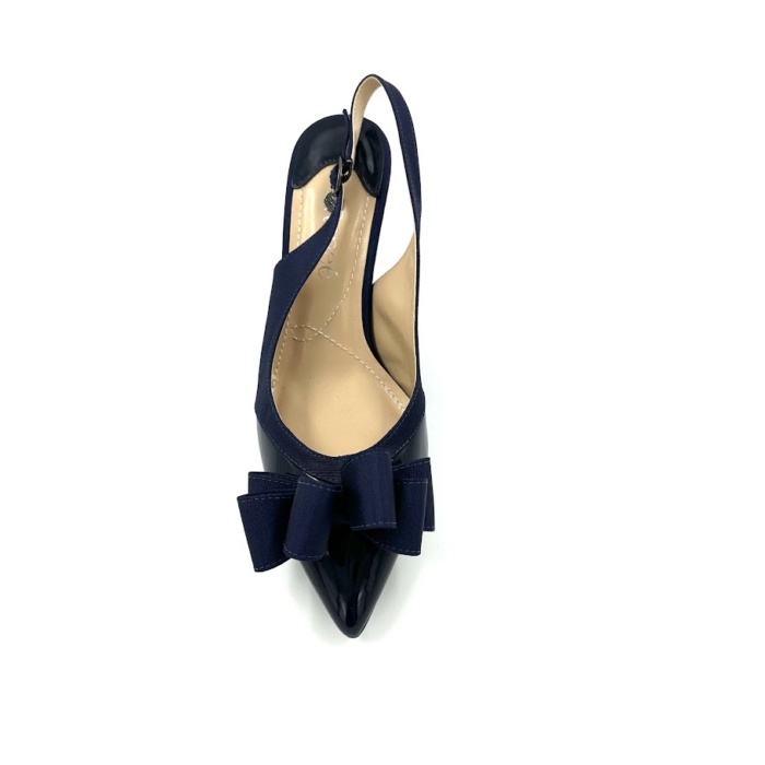 DISPONIBLE EN LIGNE SEULEMENT - J.RENEÉ - GABINO - SOULIERS À TALONS - NAVY – Image 3
