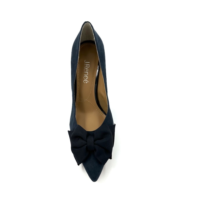 DISPONIBLE EN LIGNE SEULEMENT - J.RENEÉ - IDREASE - SOULIERS À TALONS - NAVY – Image 3