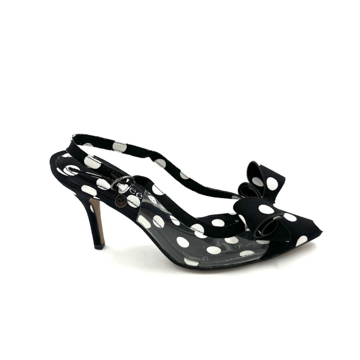 DISPONIBLE EN LIGNE SEULEMENT - J.RENEÉ - KARUNYA - SOULIERS À TALONS - BLACK / WHITE