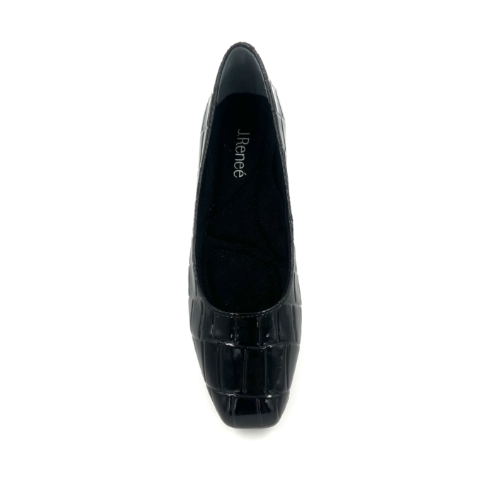 DISPONIBLE EN  LIGNE SEULEMENT - J.RENEÉ - ELEADORA - BALLERINES - BLACK – Image 2