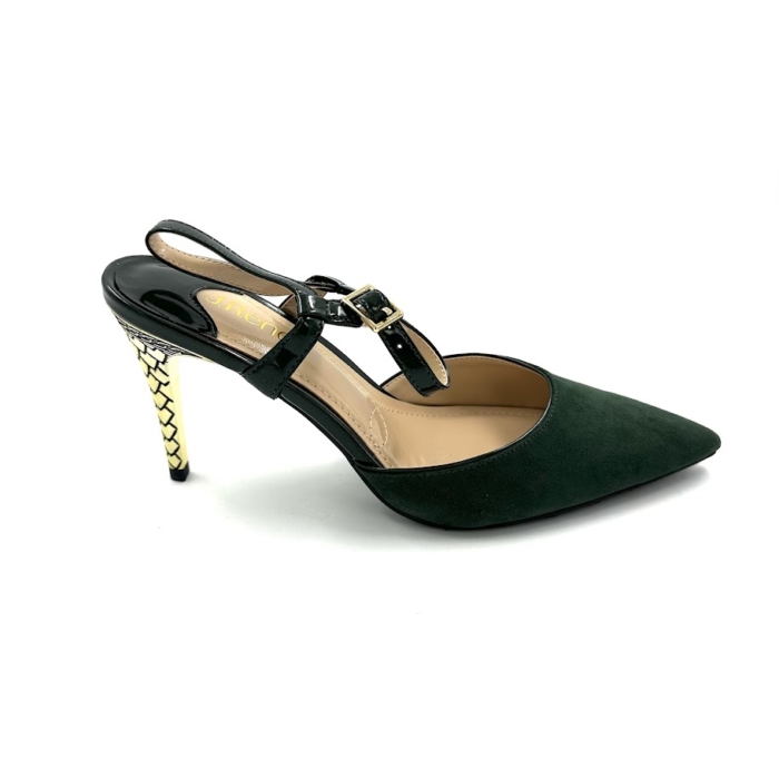 DISPONIBLE EN LIGNE SEULEMENT - J.RENEÉ - ALERON - SOULIERS À TALONS - PATENT VERT