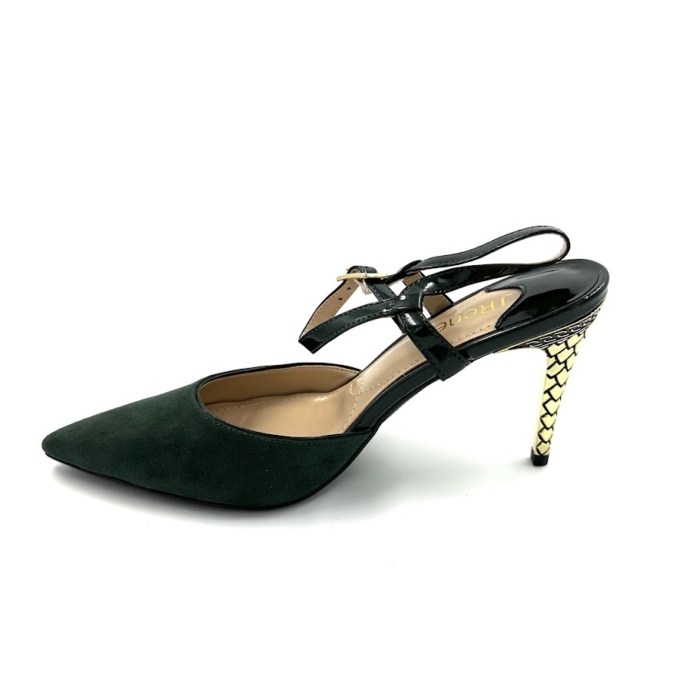 DISPONIBLE EN LIGNE SEULEMENT - J.RENEÉ - ALERON - SOULIERS À TALONS - PATENT VERT – Image 2