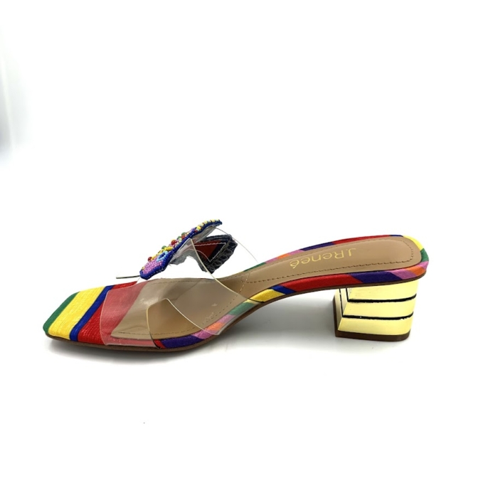 DISPONIBLE EN LIGNE SEULEMENT - J.RENEÉ - ROLINE - SANDALES À TALONS - MULTI – Image 2