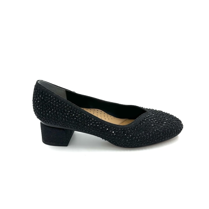 DISPONIBLE EN LIGNE SEULEMENT - J.RENEÉ - BIELLE - SOULIERS À TALONS - NOIR