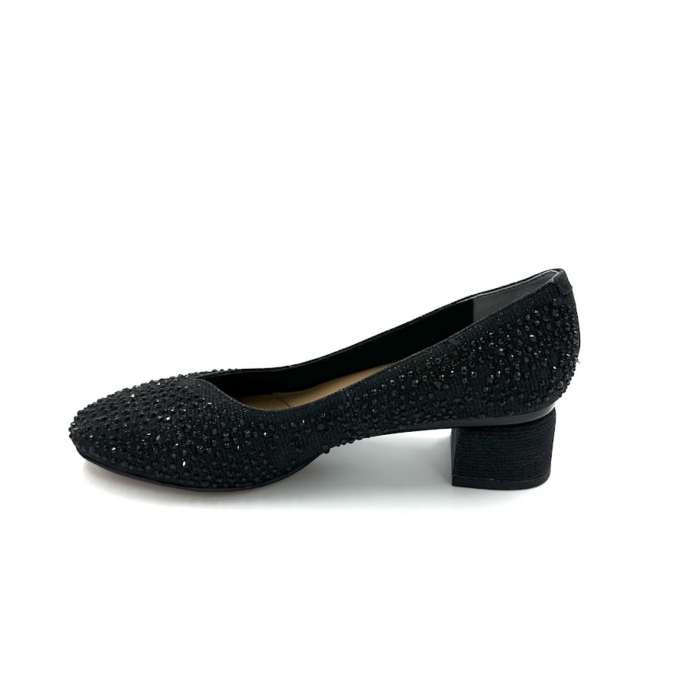 DISPONIBLE EN LIGNE SEULEMENT - J.RENEÉ - BIELLE - SOULIERS À TALONS - NOIR – Image 2