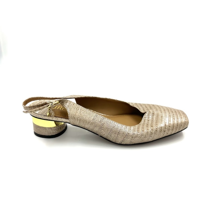 DISPONIBLE EN LIGNE SEULEMENT - TARETA - SOULIERS À TALONS - LIZARD PRINT NUDE