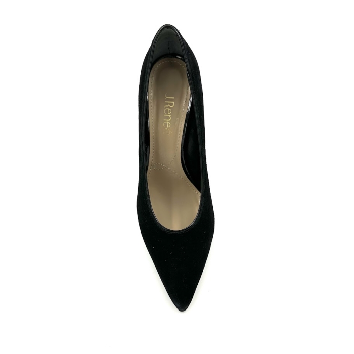 DISPONIBLE EN LIGNE SEULEMENT - J.RENEÉ - MADISSON - SOULIERS À TALONS - NOIR / ANIMAL – Image 3