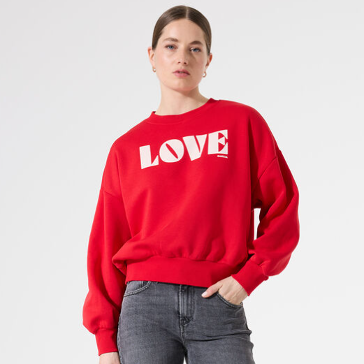 CREWNECK FEMME ROUGE GARCIA 150261-2808 – Image 4