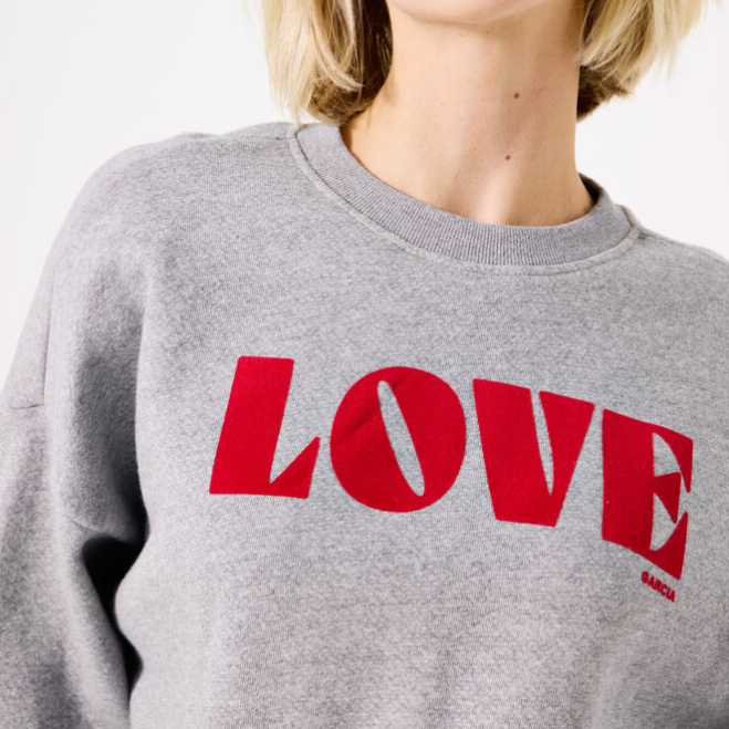 CREWNECK FEMME GRIS GARCIA 150261-66 – Image 3