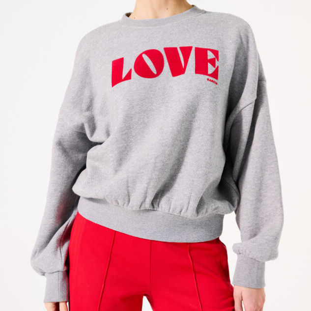 CREWNECK FEMME GRIS GARCIA 150261-66