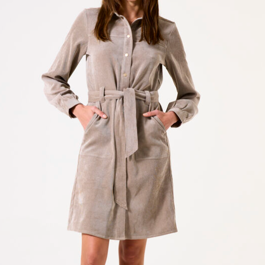 ROBE FEMME TAUPE GARCIA 150281-3459 – Image 4