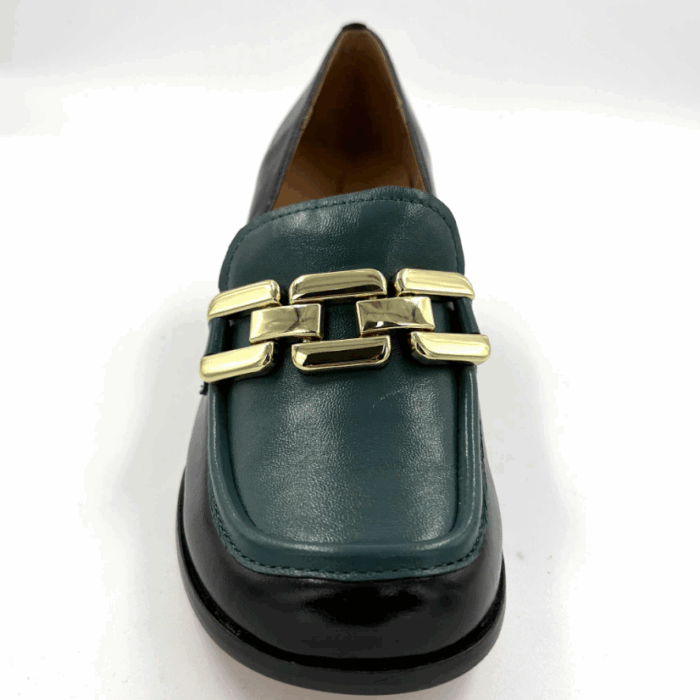 SOULIERS TALON FEMME  NOIR/VERT TAMARA LONDON ALICIAT (#9) – Image 3