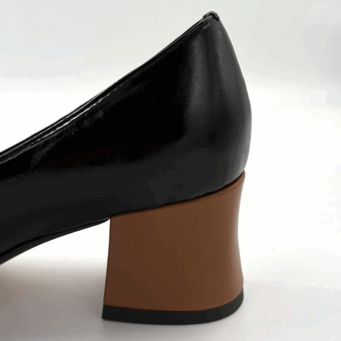 SOULIERS TALON FEMME  NOIR/VERT TAMARA LONDON ALICIAT (#9) – Image 4