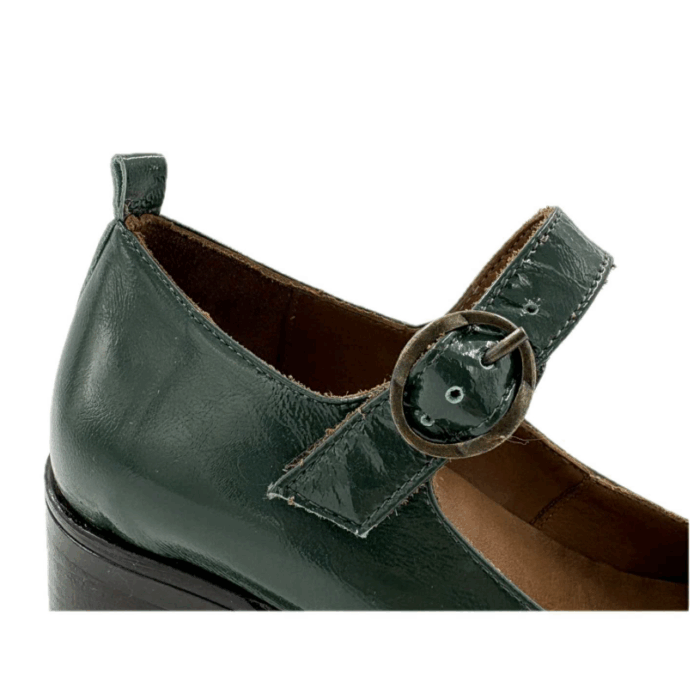 SOULIERS TALON FEMME VERT PATENT BUENO REESE (#107) – Image 4