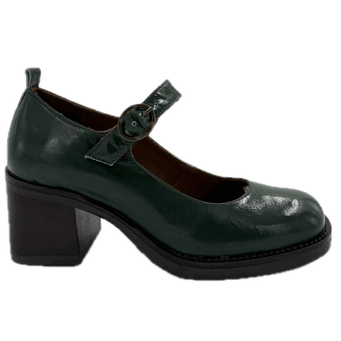 SOULIERS TALON FEMME VERT PATENT BUENO REESE (#107)