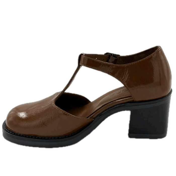 SOULIERS TALON WALNUT PATENT BUENO RORY (#109) – Image 2
