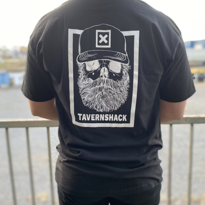 TAVERNSHACK T-SHIRT NOIR NEW ORIGINAL BLANC
