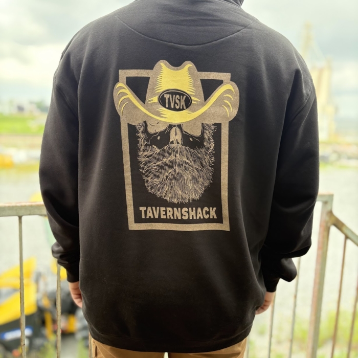 TAVERNSHACK HOODIE NOIR COW-BOY 2 COULEURS