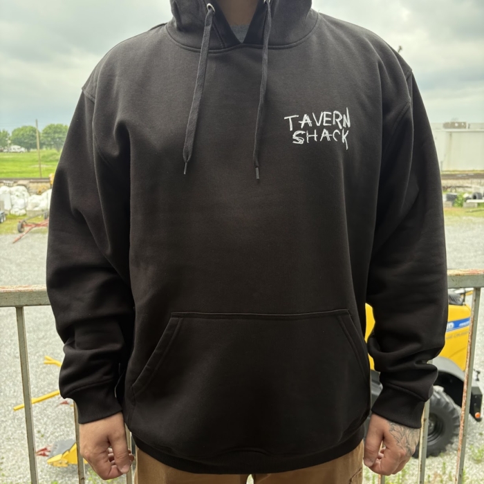 TAVERNSHACK HOODIE NOIR NEW ORIGINAL BLANC – Image 2