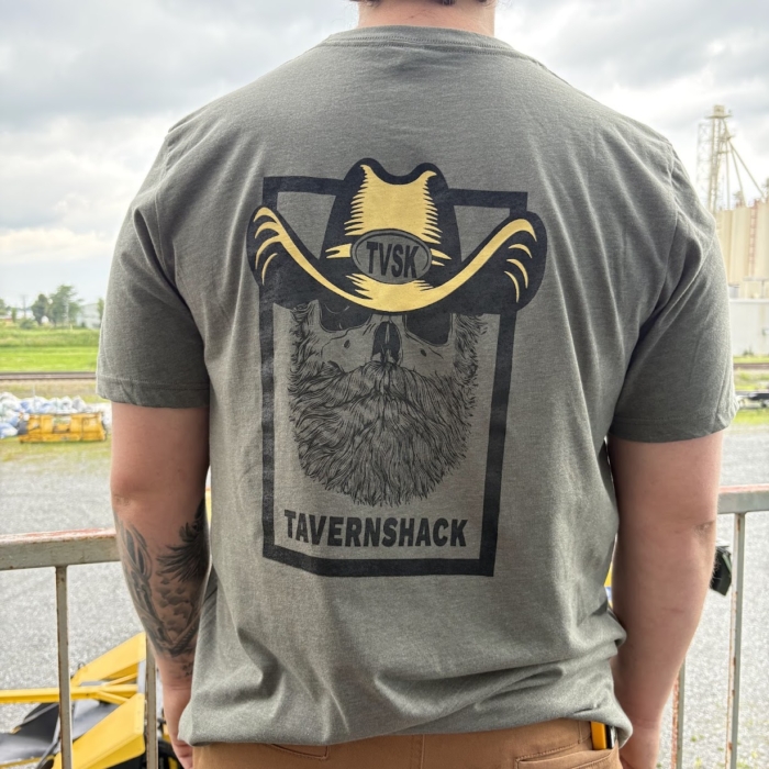 TAVERNSHACK T-SHIRT M.C. MILITARY COW-BOY 2 COULEURS