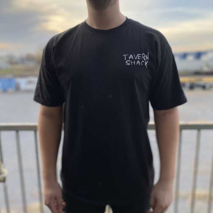 TAVERNSHACK T-SHIRT NOIR NEW ORIGINAL BLANC – Image 2