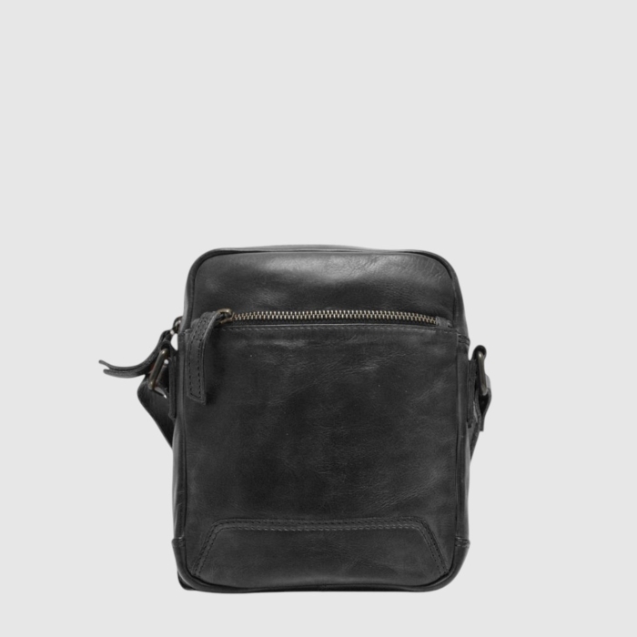 THE TREND – SAC A MAIN CUIR – CROSSBODY – 22372-80 – NOIR