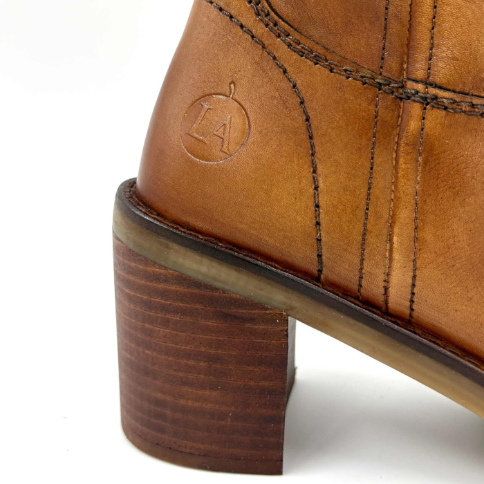 BOTTE FEMME TAN SMOOTH L'ORANGE CLAIRE-23 (#7) – Image 5