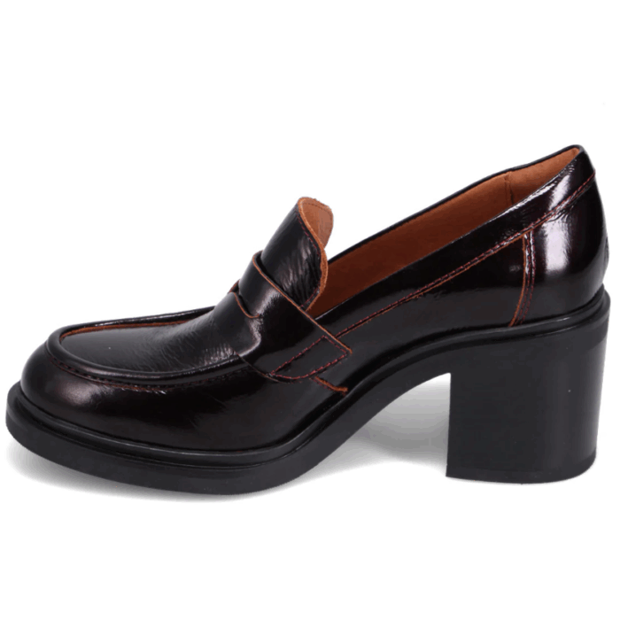 SOULIERS FEMME BORDEAUX PATENT MIZ MOOZ DAY (#56) – Image 3