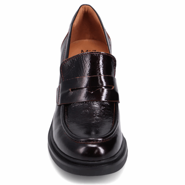 SOULIERS FEMME BORDEAUX PATENT MIZ MOOZ DAY (#56) – Image 4