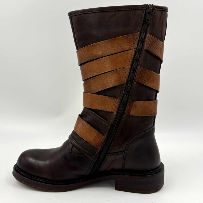 BOTTE FEMME CHOCOLAT SMOOTH L'ORANGE ELLIE-20 (#3) – Image 3