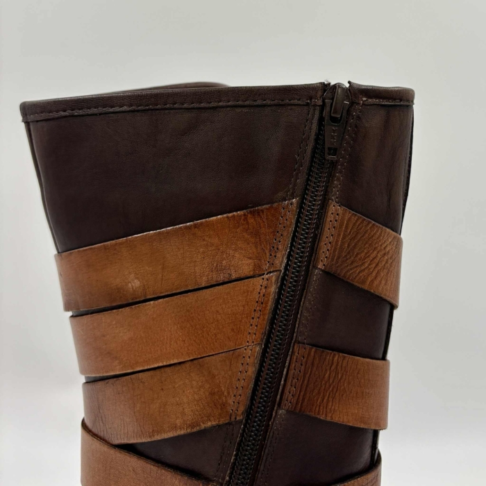 BOTTE FEMME CHOCOLAT SMOOTH L'ORANGE ELLIE-20 (#3) – Image 4