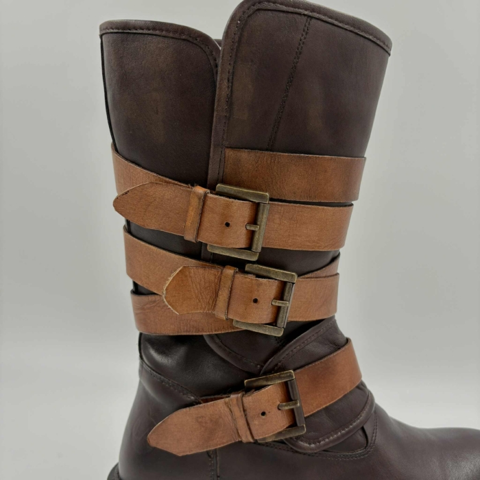 BOTTE FEMME CHOCOLAT SMOOTH L'ORANGE ELLIE-20 (#3) – Image 5