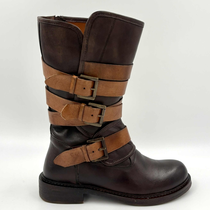 BOTTE FEMME CHOCOLAT SMOOTH L'ORANGE ELLIE-20 (#3)