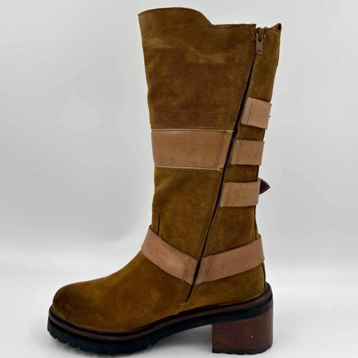 BOTTE FEMME TAN SUEDE L'ORANGE FAITH-23 (#4) – Image 3
