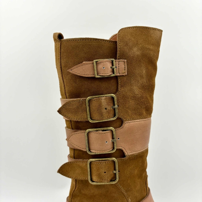 BOTTE FEMME TAN SUEDE L'ORANGE FAITH-23 (#4) – Image 5