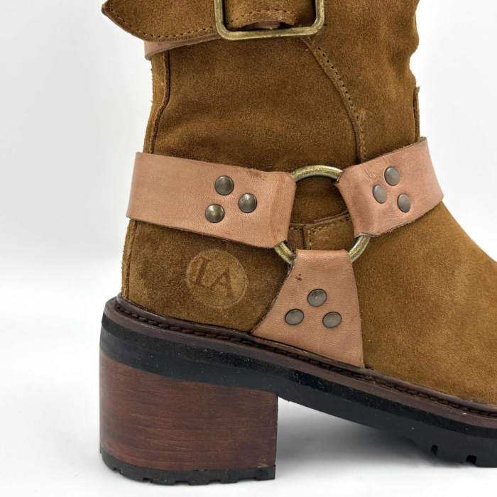 BOTTE FEMME TAN SUEDE L'ORANGE FAITH-23 (#4) – Image 6