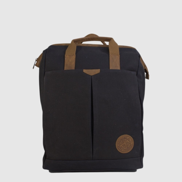 SAC A DOS CANEVAS CUIR - HUNT - HU51285 – Image 5
