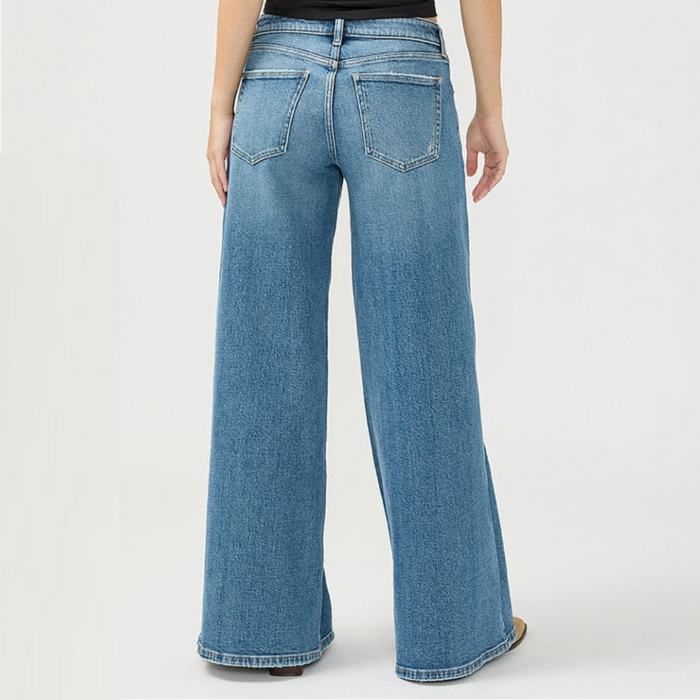 SILVER JEANS - JEANS 90s BAGGY SKATER - JAMBE LARGE - L26816AGR222 – Image 2