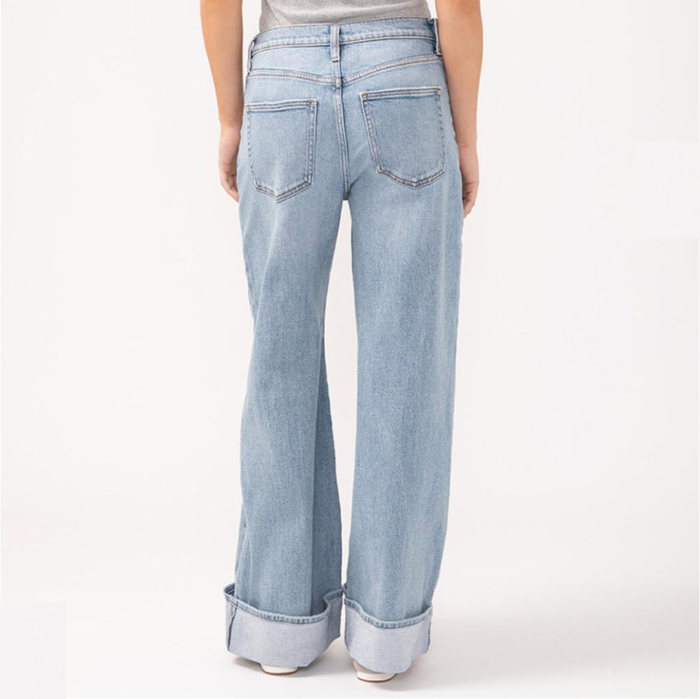 SILVER JEANS - Highly Desirable - JEANS JAMBE LARGE TAILLE HAUTE- L28952AGR209 – Image 3