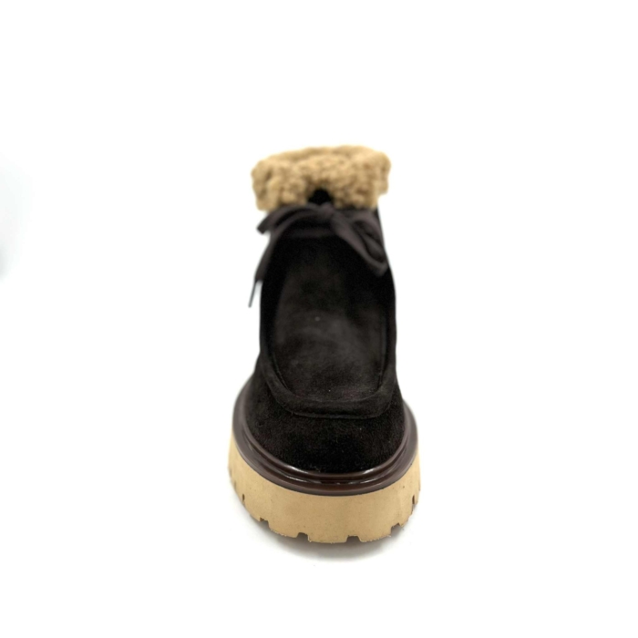 BOTTE CUIR - FEMME – TYCHE – 97T-MABELA-20 - SUEDE CHOCOLAT -  (#61) – Image 2