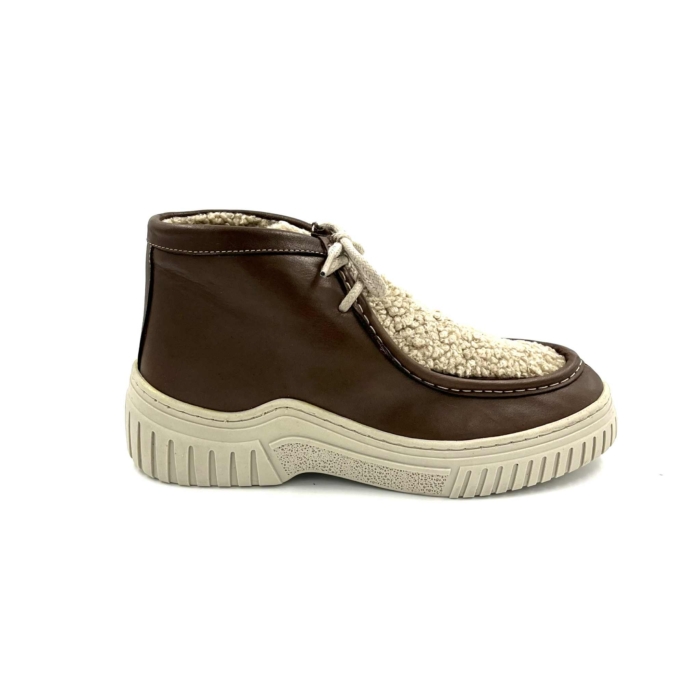 BOTTE CUIR - FEMME – TYCHE – 97T-MYSTERY-20 – SMOOTH DARK BROWN – (#60)