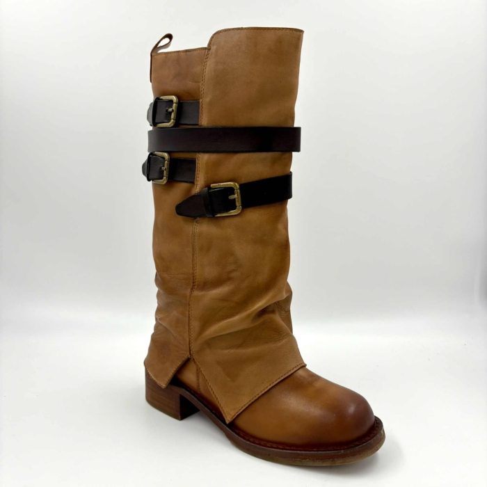 BOTTE FEMME TAN SMOOTH L'ORANGE NORA-23 (#1) – Image 2