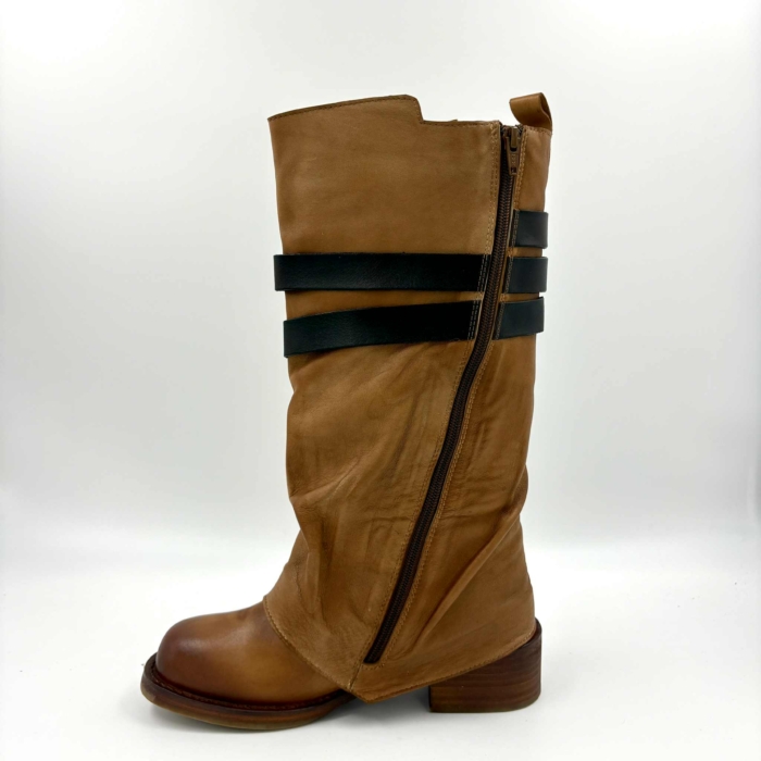 BOTTE FEMME TAN SMOOTH L'ORANGE NORA-23 (#1) – Image 3