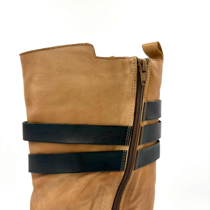BOTTE FEMME TAN SMOOTH L'ORANGE NORA-23 (#1) – Image 4