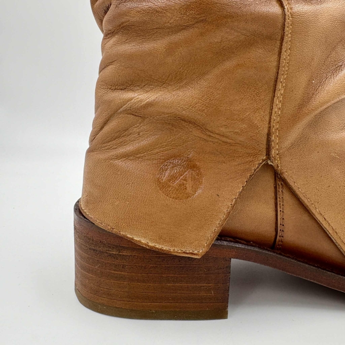 BOTTE FEMME TAN SMOOTH L'ORANGE NORA-23 (#1) – Image 5