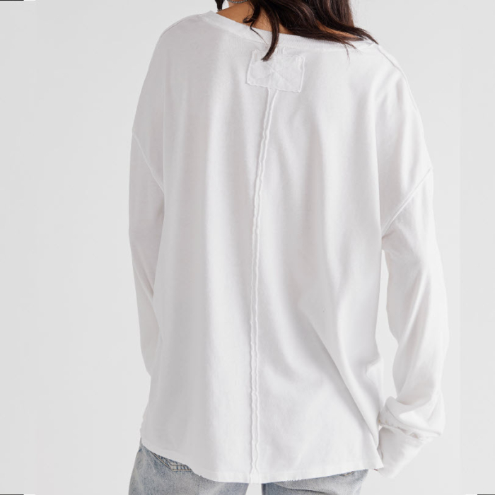 CHANDAIL FEMME FREE PEOPLE FADE INTO YOU OB1592867-1103 IVORY – Image 3