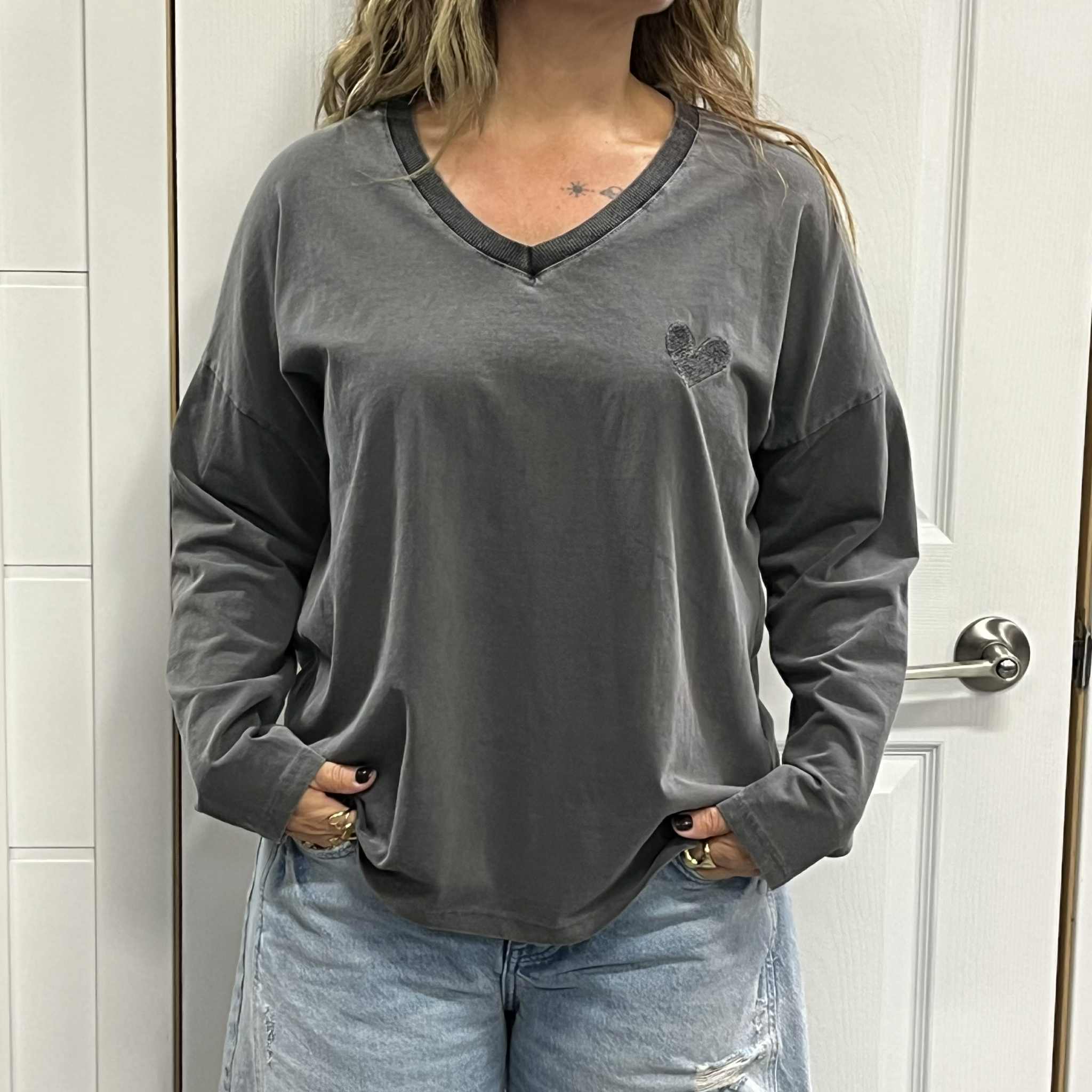 ETERNELLE - CHANDAIL - FEMME - 3-FW25268-9 - CHARCOAL