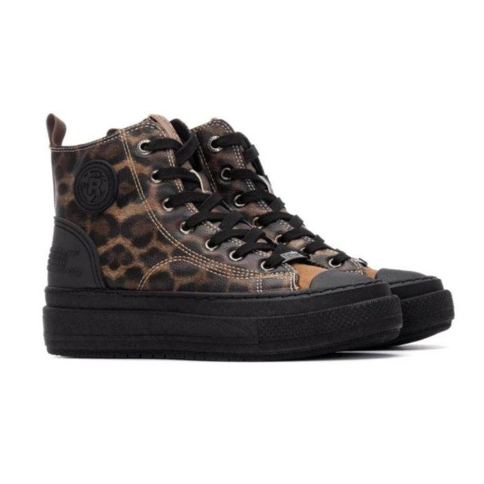 REFRESH – ESPADRILLE URBAINE – 173075-96 – (#71) – LEOPARD – Image 3